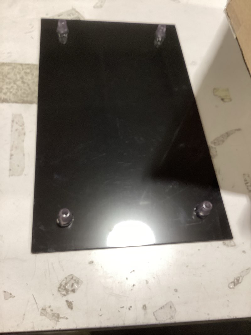 Condition photo showing Good Condition for multipurpose tempered glass black stove cover 22 x 12 inch – countertop cutting board with legs – stovetop cover to expend kitchen space.