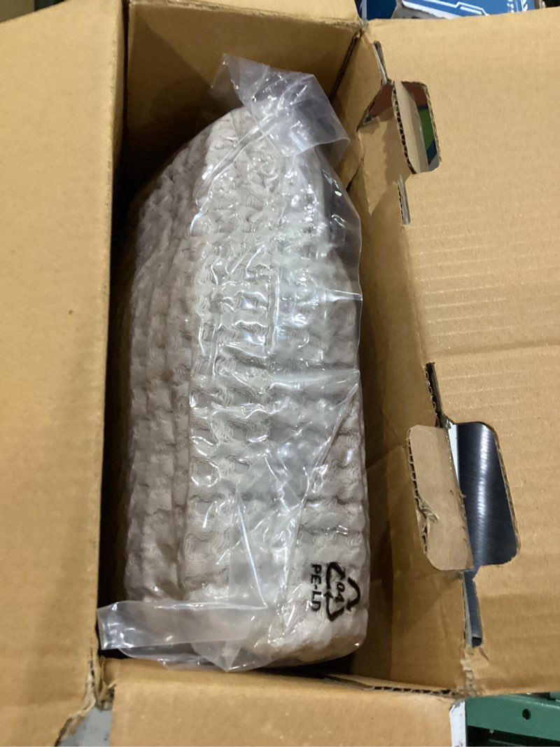 Condition photo showing Good Condition for bedsure 100% cotton king size blanket for spring summer, ultra soft waffle weave king blanket for bed, thin lightweight breathable bedding gifts for women, men, teens, linen, 108" x 90" linen king (108" x 90")