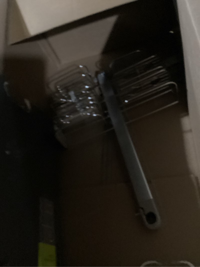 Condition photo showing As Is for simplehuman Adjustable Shower Caddy, Stainless Steel and Anodized Aluminum Medium