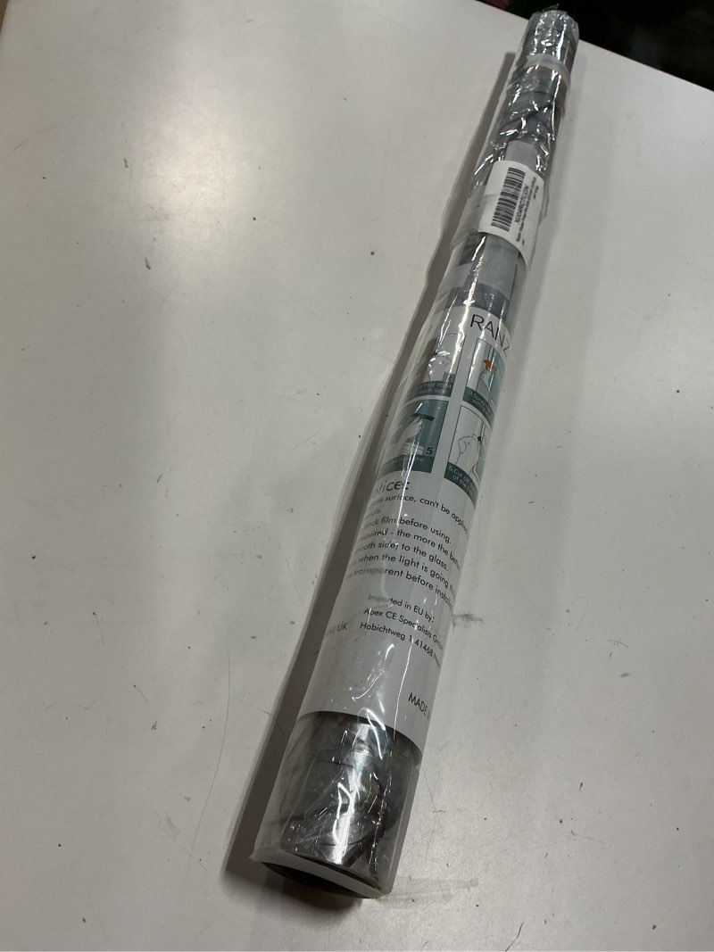 Condition photo showing New/Like New for ranzdn window privacy film - stained glass window film static cling uv & heat blocking rainbow window film for glass doors, bedroom windows - no glue premium vinyl (easy install, 23.6"×157.4") bird 23.6x157.4 inches