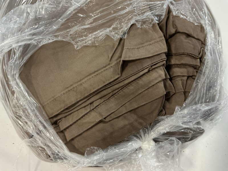 Condition photo showing Good Condition for bamboo sheet set, king, walnut