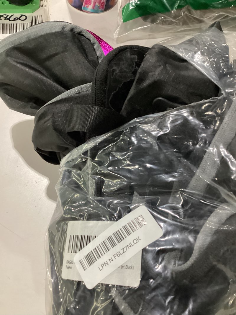 Condition photo showing Good Condition for bagail 6 set ultralight compression packing cubes packing organizer for travel accessories luggage suitcase backpack jet black70d mesh pattern