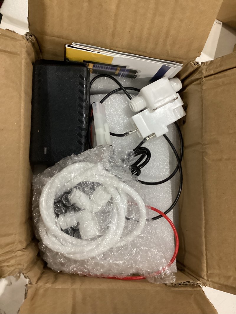 Condition photo showing As Is for hanchen booster pump kit for ro reverse osmosis water filtration system 200 gpd, quick-connection design, high pressure switch dry-running protection