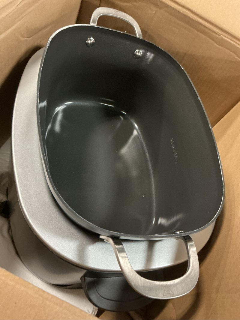 Condition photo showing Good Condition for Ninja® 12-in-1 PossibleCooker™ PLUS | 8.5-qt - Sous Vide & Proof Multi-Cooker | Slow Cooker, Dutch Oven & More | Glass Lid & Integrated Spoon | Nonstick | Oven Safe Pot to 500°F | Black | MC1010 Black 8.5 Quarts