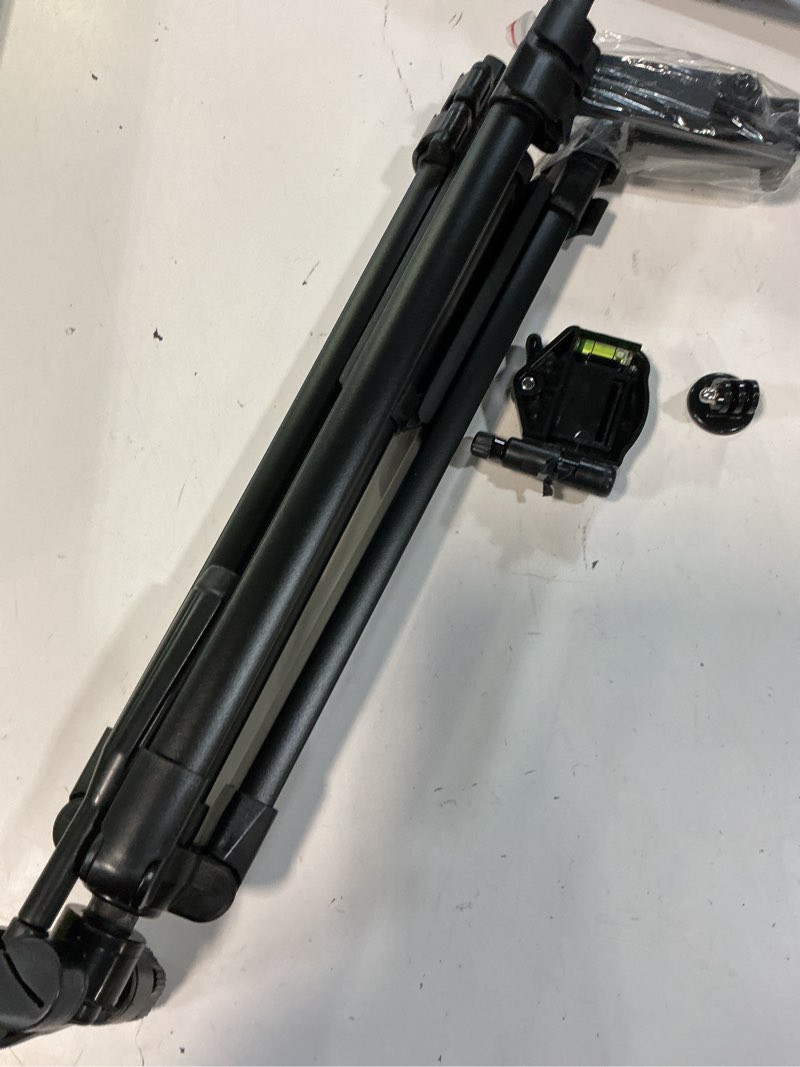 Condition photo showing Good Condition for onn 52" aluminum compact camera tripod adjustable height, light weight, mounts for slr|camera|smartphone|gopro