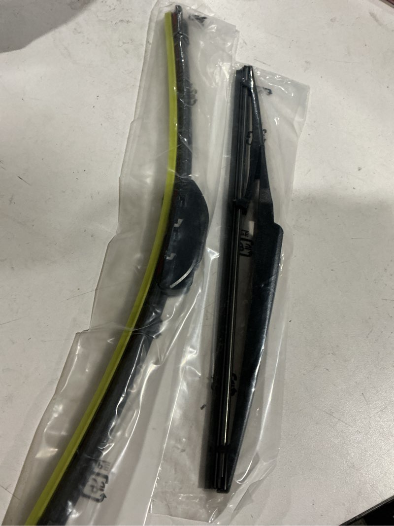 Condition photo showing As Is for dual rubber blade windshield wipers for toyota rav4 2019 2020 2021 2022 2023 2024,mazda 5 2015 2014 2013 2012 2011 2010-2006 replacement 26"+16"+12" rear wiper blades (pack of 3) rav4 2019-2024