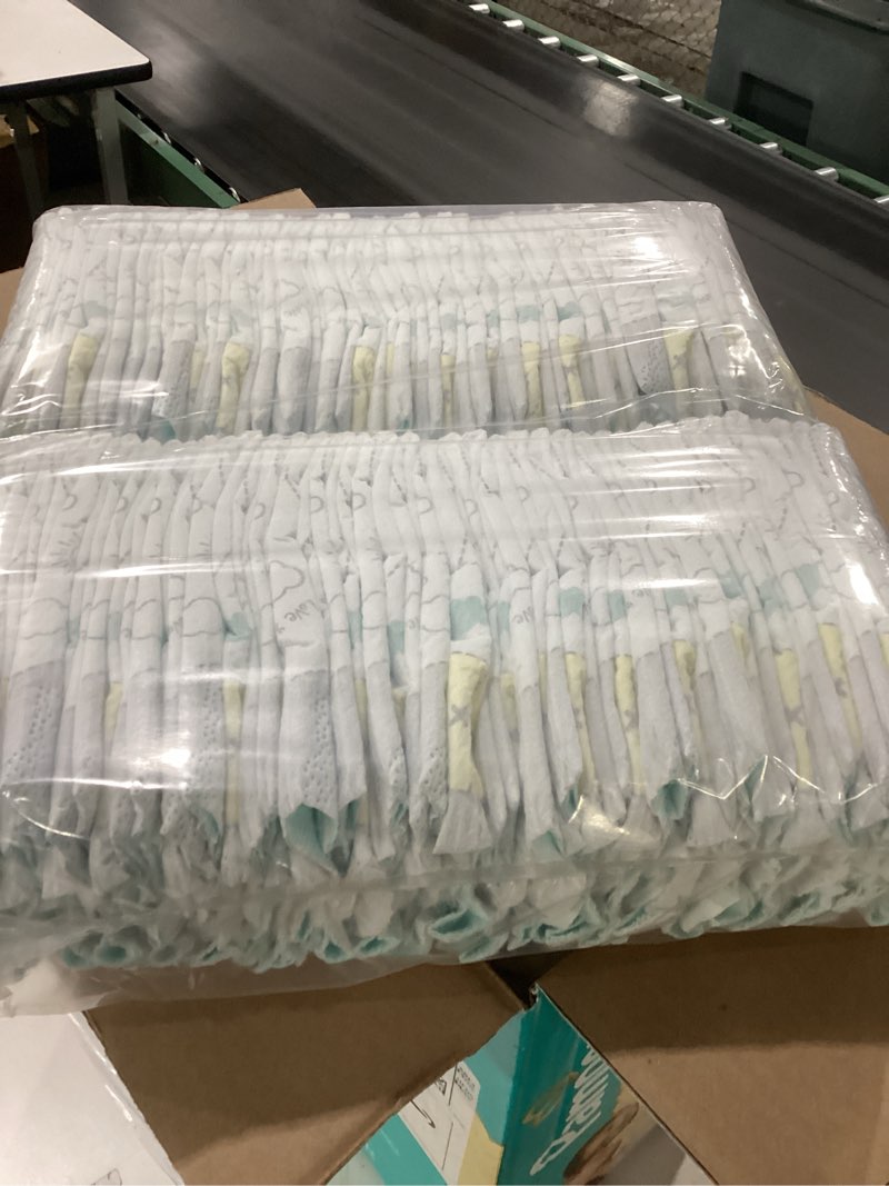 Condition photo showing New/Like New for Pampers Swaddlers Diapers, Size 1 (8-14 lbs), 164 Count, Absorbent, Keeps Baby Dry and Comfortable, Skin Safe Disposable Baby Diaper Size 1 164