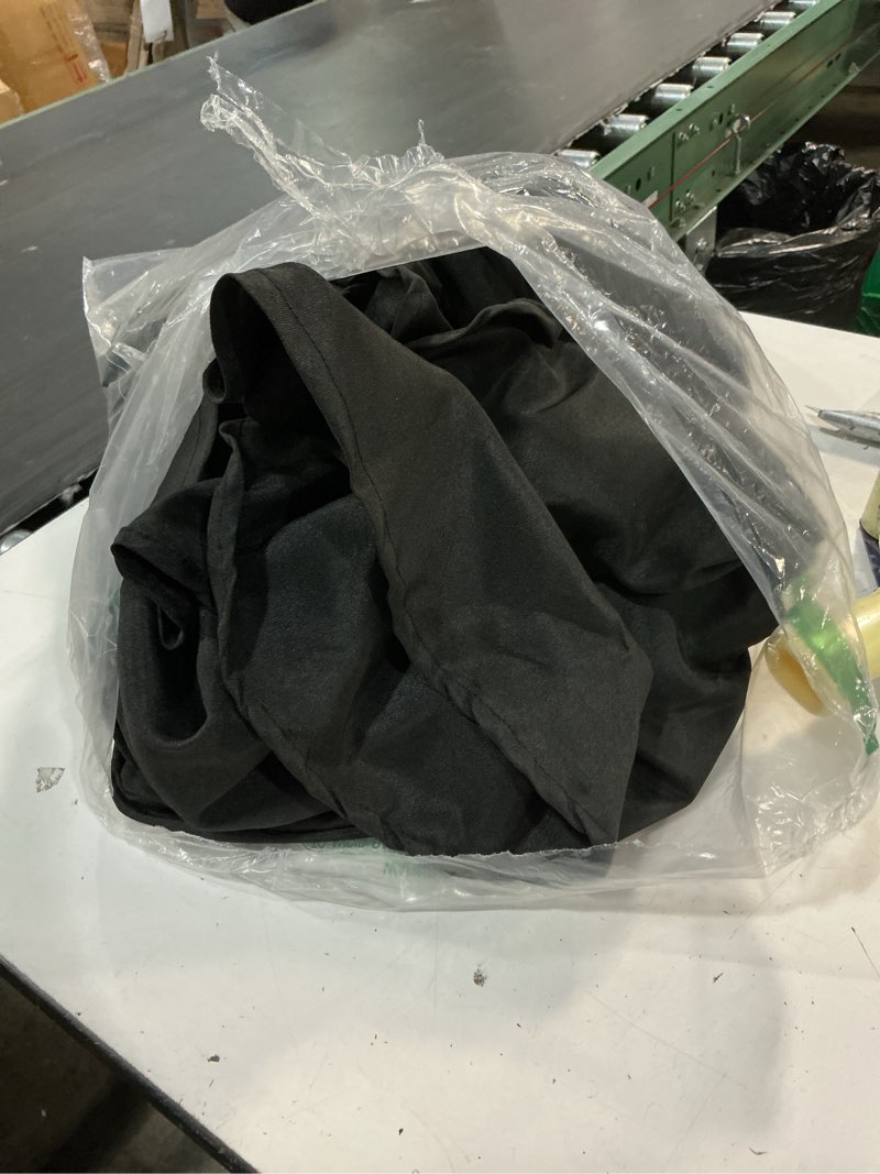 Condition photo showing Good Condition for pureegg spandex tablecloth 6ft - 6 pack, fitted and tight cloth for rectangle table, wrinkle-free and stretch table cover for party, wedding, banquet and birthday, black black 6 ft - 6 pcs
