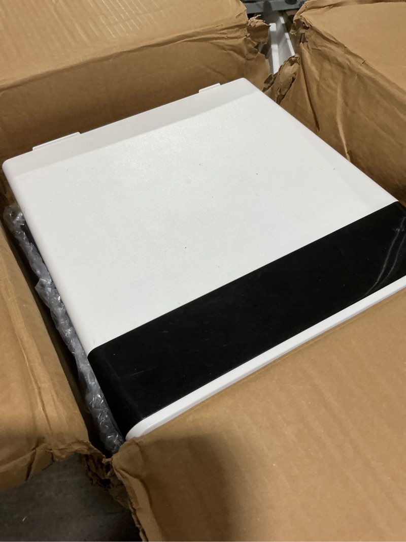 Condition photo showing As Is for avalon a6sc-wht self cleaning touchless bottom loading water cooler dispenser, hot & cold, child lock, ul, white white bottom load