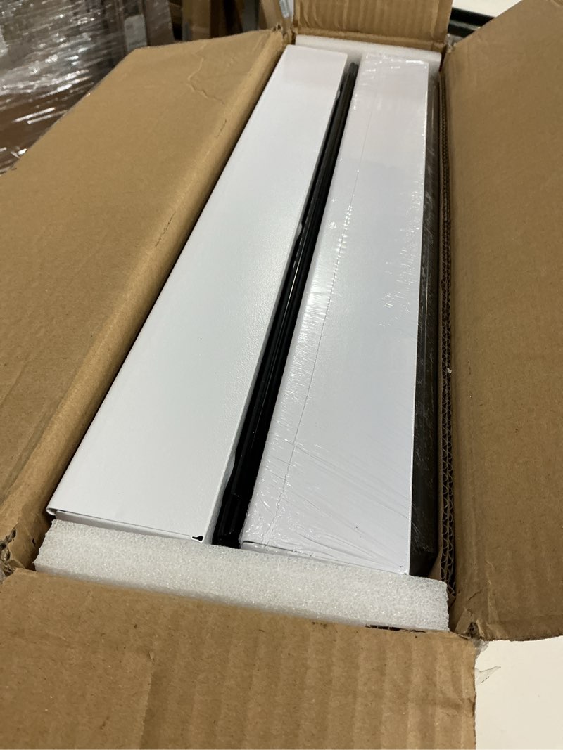 Condition photo showing New/Like New for seinloes 2pack expandable pull out cabinet organizer 21"deep with raising pad for framed cabinets, upgrade 3 slide rails slide out drawers, roll out shelves adhesive,adjustable width 12.05"-20.4"white white 21"d x 12.05"-20.4"w(2pack)