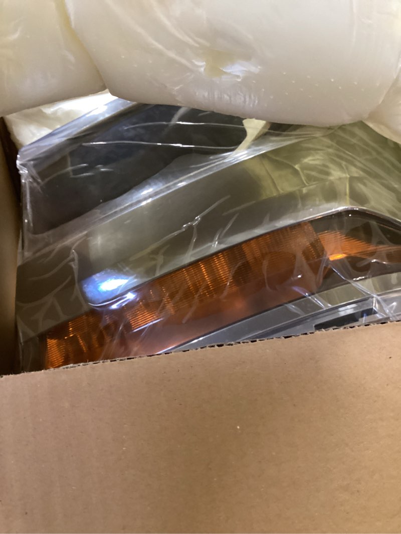 Condition photo showing Good Condition for headlight assembly compatible with chevy silverado 1500 2016 2017 2018 (only for hid/xenon model) factory replacement head light lamp chrome housing left driver side
