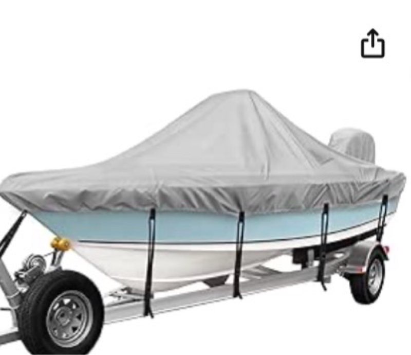YimSting Center Console Boat Covers 17-19ft, 1200D Heavy Duty Waterproof Boat Center Console Cover w