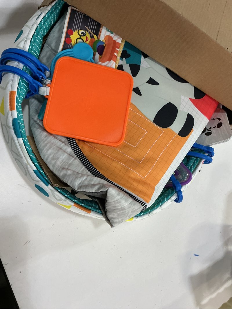 Condition photo showing Good Condition for baby einstein 4-in-1 kickin' tunes music and language play gym and piano tummy time activity mat kickin tunes 4-in-1 mat