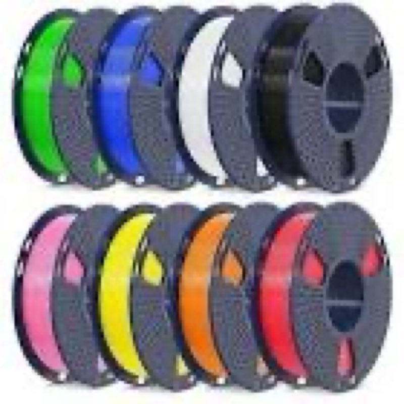 sunlu high speed petg filament 1.75mm bundle, multicolor high speed petg pack, 2kg in total, 0.25kg 