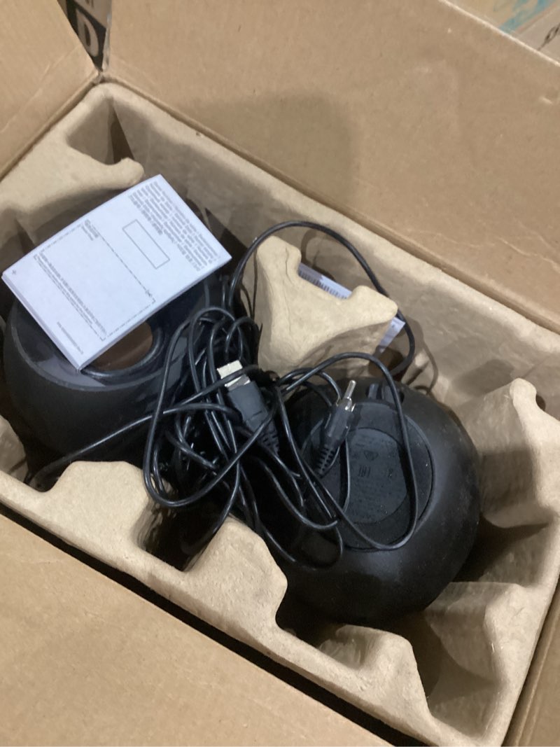 Condition photo showing As Is for Creative Pebble Plus 2.1 Subwoofer and Fur Field Driver Downconverted USB Powered Desktop Speaker with 8W Total Power for PC and Laptop with RMS (Black)