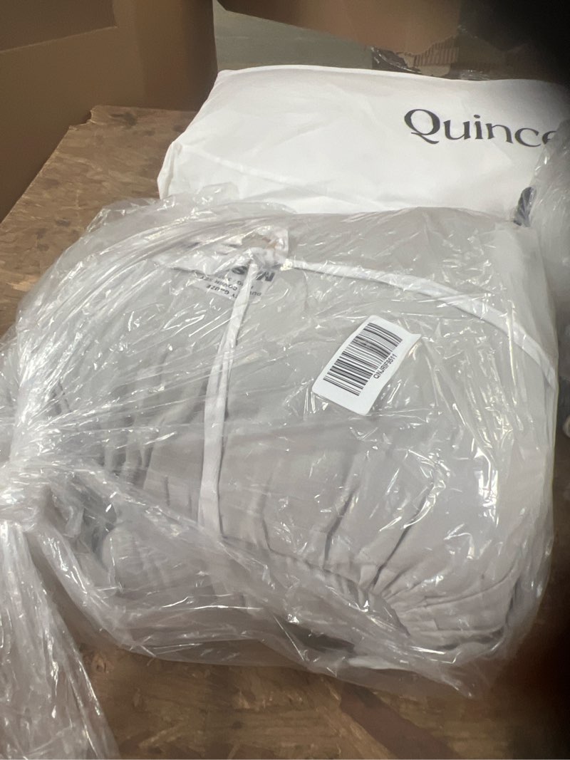 Condition photo showing Good Condition for organic airy gauze duvet cover set, king/cal king, mist