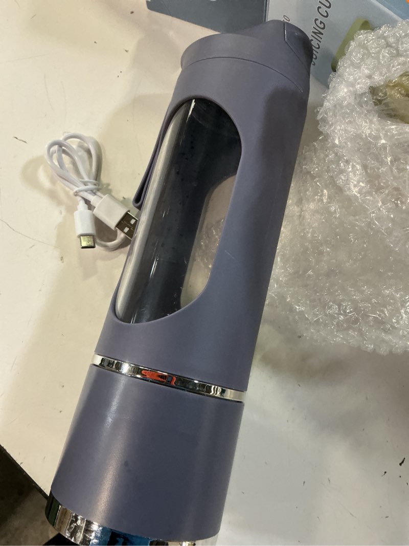 Condition photo showing Good Condition for portable blender personal electric usb | 500ml portable juicer for shakes and smoothies | small blender for mixing | compact convenient versatile kitchen small appliance for home (purple)