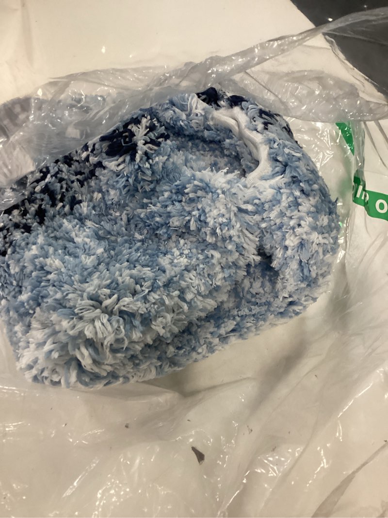 Condition photo showing Good Condition for olanly soft microfiber bathroom toilet lid cover, machine washable covers, 17.5x15, stays in place rubber backing, fits most round, elongated and oblong lids, accessories decor, dark blue dark blue 17.5" x 15"