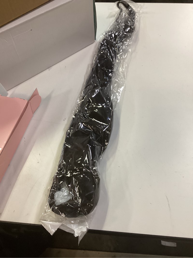 Condition photo showing Good Condition for Flufymooz ponytail extension, 36 Inch Long Straight Drawstring Ponytail Synthetic Hairpieces Fake Pony Tails Natural Soft Clip in Hair Extension for Women (Black Brown) 36 Inch Black Brown