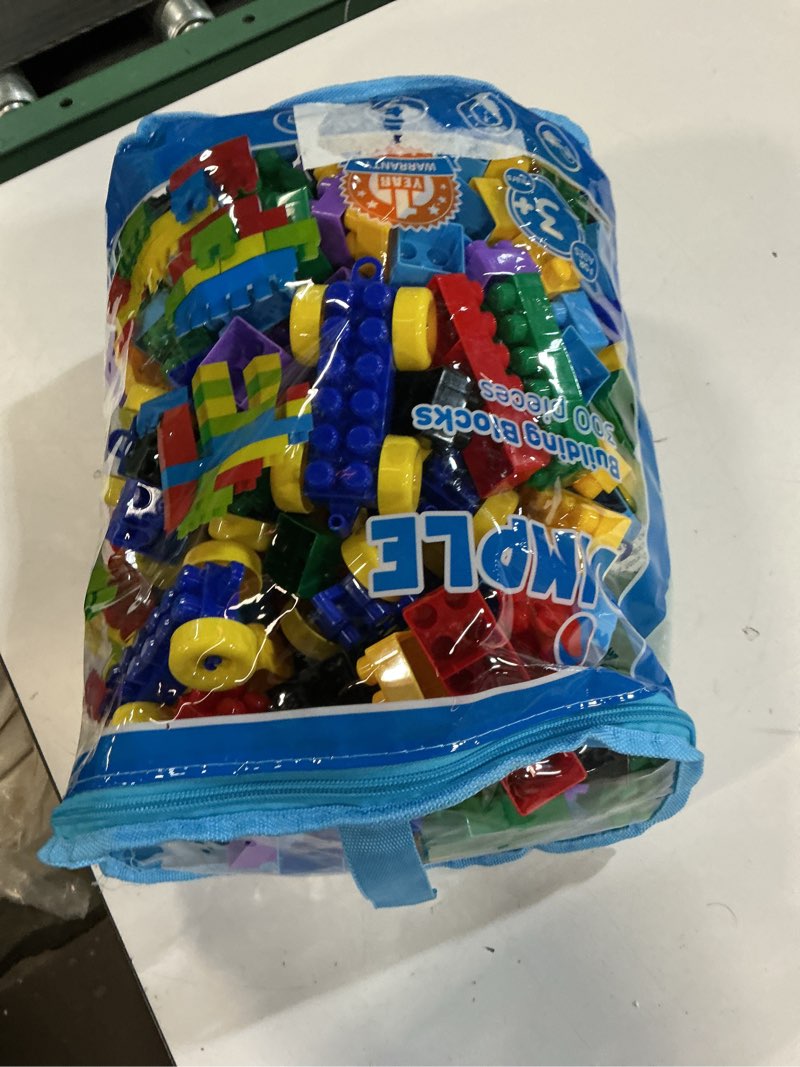 Condition photo showing Good Condition for dimple building blocks for toddler (300 pcs) stacking toys & puzzle games for learning and stem fun montessori toys, educational baby blocks age 3+ toddler boy & girl birthday for kids 300 pieces