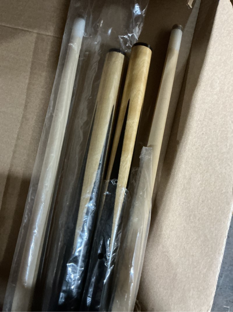 Condition photo showing Good Condition for 20 OZ Pool Cue Sticks 36inch 42inch 48inch 52inch 58inch Set of 2 or 4,Billiard Cue Sticks with 13mm Leather Tip for Beginners,Adults(2-Piece?14 OZ to 20 OZ) 48inch-set of 2