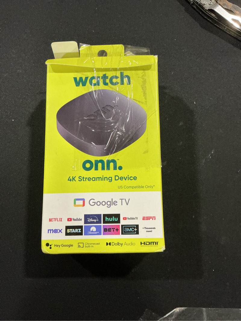 Condition photo showing Good Condition for ONN Android TV 4K UHD Streaming Device with Voice Remote Control Google Assistant & High Speed HDMI 