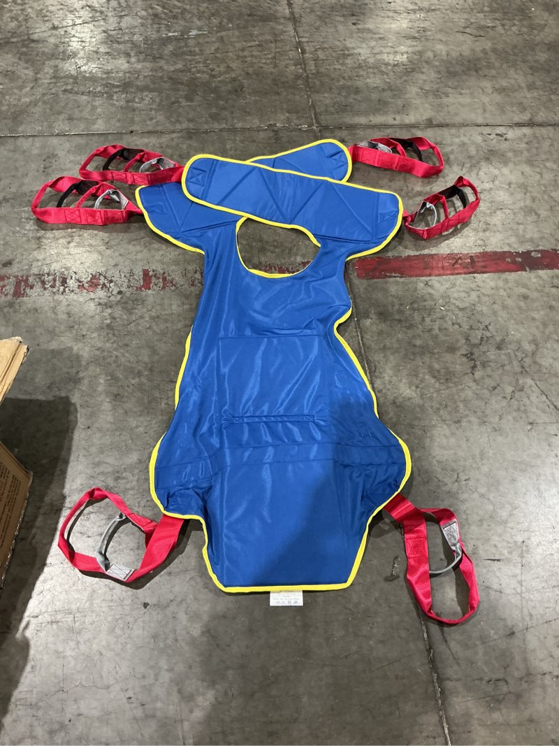 Condition photo showing Good Condition for transfer nursing sling full body lift sling, universal 4-point transfer sling patient paralysis nursing gait lift sling assistant for elderly disabled (color : f, size : large)