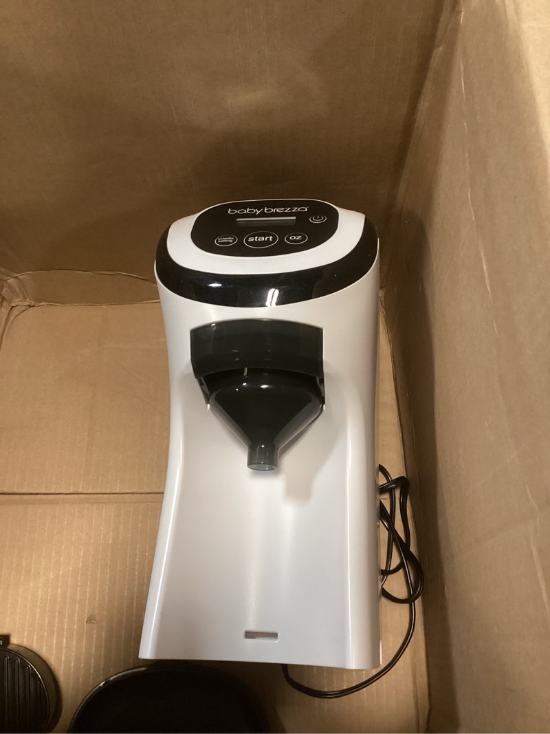 Condition photo showing As Is for Baby Brezza Formula Pro Mini Baby Formula Mixer Machine Fits Small Spaces and is Portable for Travel– Bottle Makers Makes The Perfect Bottle for Your Infant On The Go, White
