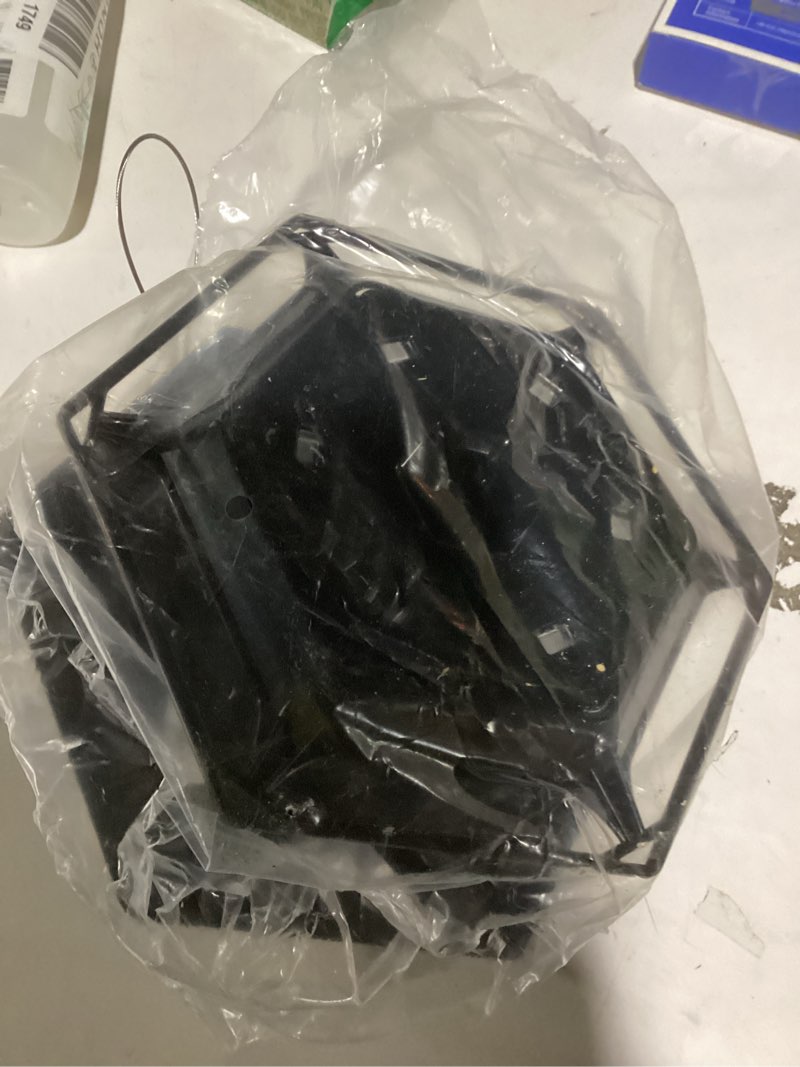 Condition photo showing New/Like New for Bird Feeders for Outdoors Hanging Bird Feeder Wild Birds Seed, Black 1 Black