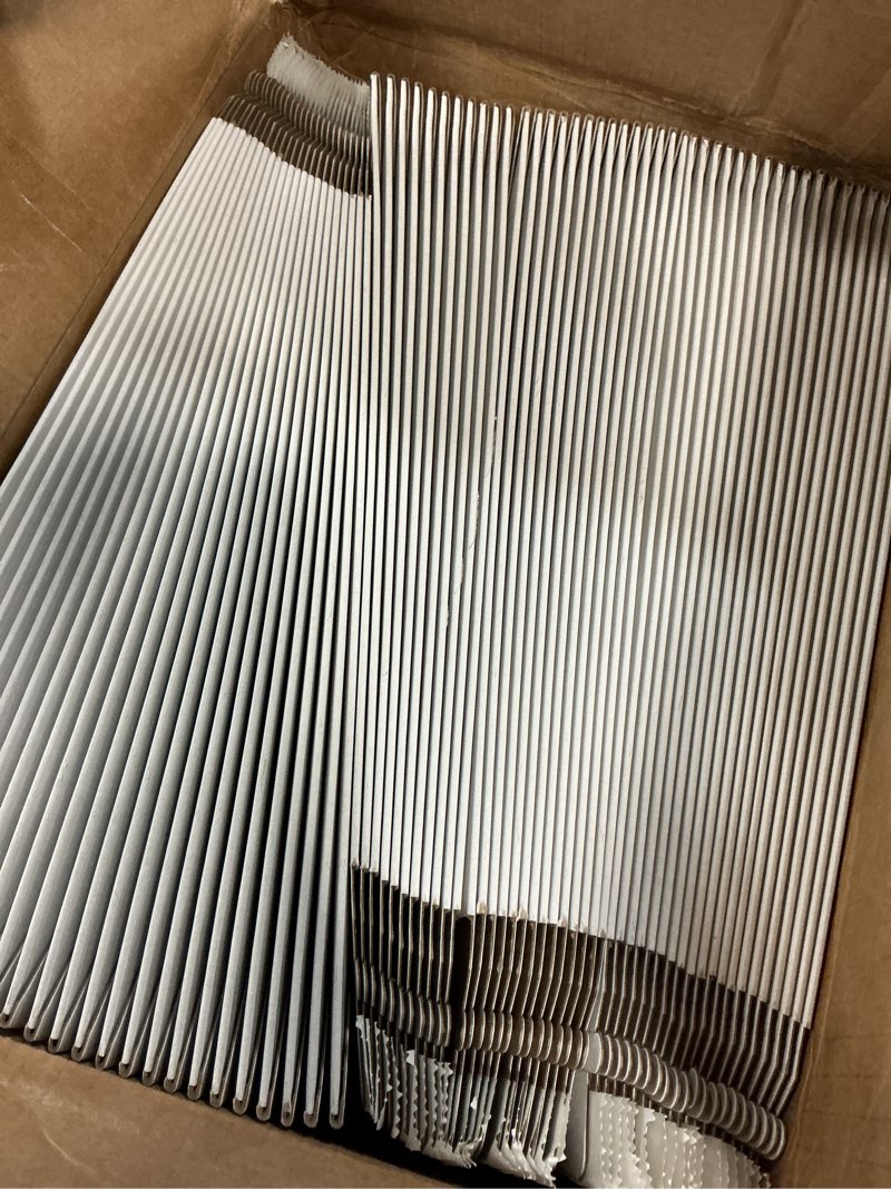 Condition photo showing New/Like New for aviditi 9 x 11 1/2" stayflats brand rigid flat mailers, white (pack of 100) photo document mailers, peel & seal closure, tear strip easy opening.