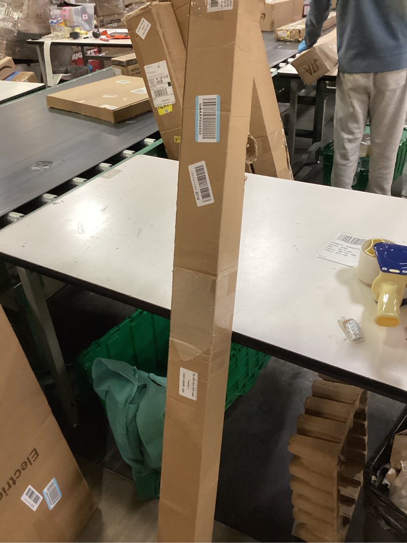 Condition photo showing New/Like New for Joydeco Cordless Zebra Blinds for Windows, Dual Layer Light Control Window Blinds with Light-Proof Aluminum Cover, Free-Stop Roller Shades for Home & Office (Beige,56" W x 75" H) Upgrade- Beige (Aluminum Cover) 56"W x 75"H