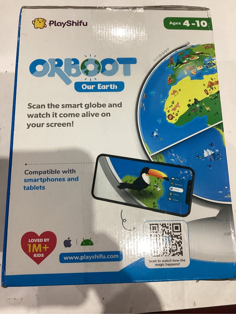 Condition photo showing Good Condition for PlayShifu Globe for Children – Orboot Earth: Interactive Kids Globe with 1000+ Facts on Animals, Places & Monuments | Tech-Powered Learning Toy & STEM Gift for Kids Ages 4–10
