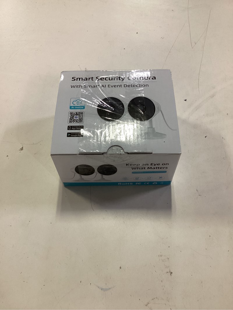 Condition photo showing New/Like New for [5g & 2.4g] indoor/outdoor security camera for home, baby/elder/dog/pet camera with phone app, wi-fi camera w/spotlight, color night vision, 2-way audio, 24/7, sd/cloud storage, work w/alexa, 2pack ?5g&2.4g?white-2pack