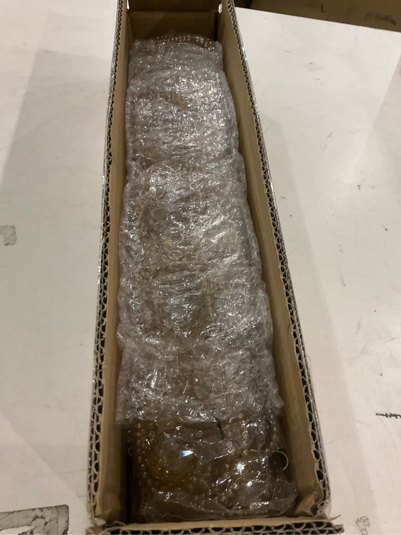 Condition photo showing New/Like New for Pengfei Crystal Beaded Curtain for Doorway, 20 Strings Partition Door String Curtain, Room Divider Blind, Decorative Panel for Home, Coffee House, Bedroom, Restaurant (B-Champagne)