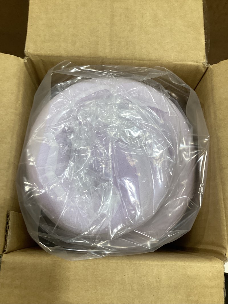 Condition photo showing Good Condition for egg crate mattress topper twin - 2 inch, gel infused memory foam with lavender scent, ventilated design, pressure relief, purple 2 inch twin purple