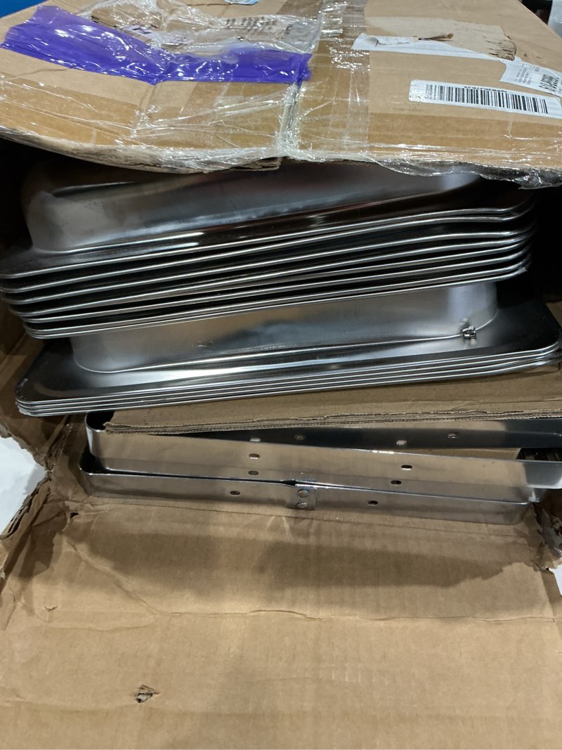 Condition photo showing As Is for chafing dishes for buffet set – chafers for catering & buffet warmers with lids | serving food warmer & chafers servers sets