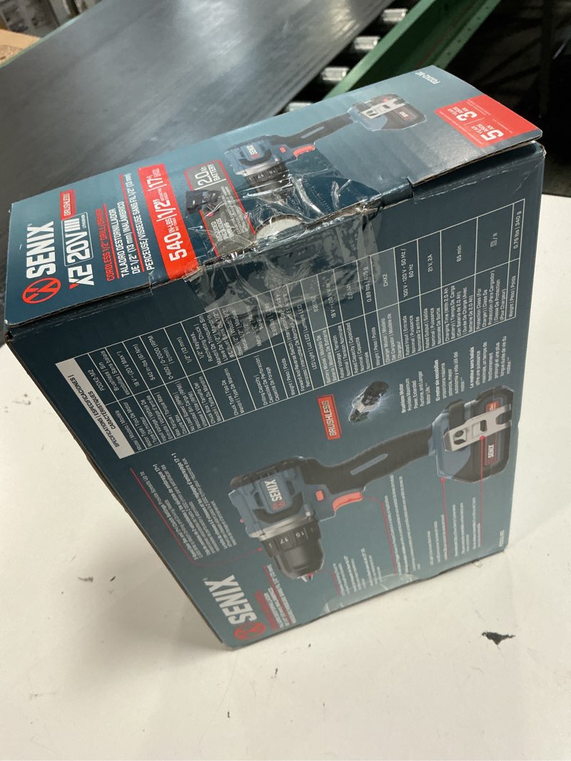 Condition photo showing New/Like New for 20v max brushless lithium-ion 1/2 in. cordless drill driver kit (2 ah)