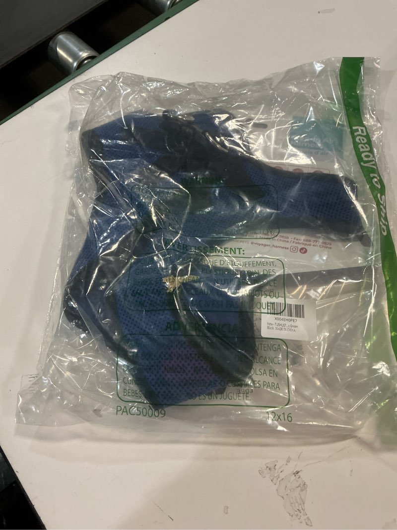 Condition photo showing Good Condition for Voyager Step-in Air Dog Harness - All Weather Mesh Step in Vest Harness for Small and Medium Dogs by Best Pet Supplies - Harness (Royal Blue/Black Trim), X-Large