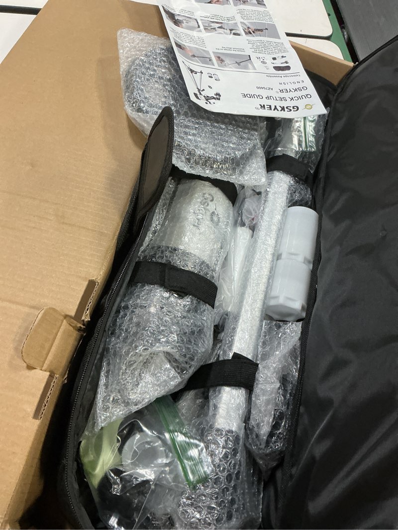 Condition photo showing Good Condition for Gskyer Telescope, 70mm Aperture 400mm AZ Mount Astronomical Refracting Telescope for Kids Beginners - Travel Telescope with Carry Bag, Phone Adapter and Wireless Remote. AZ70400