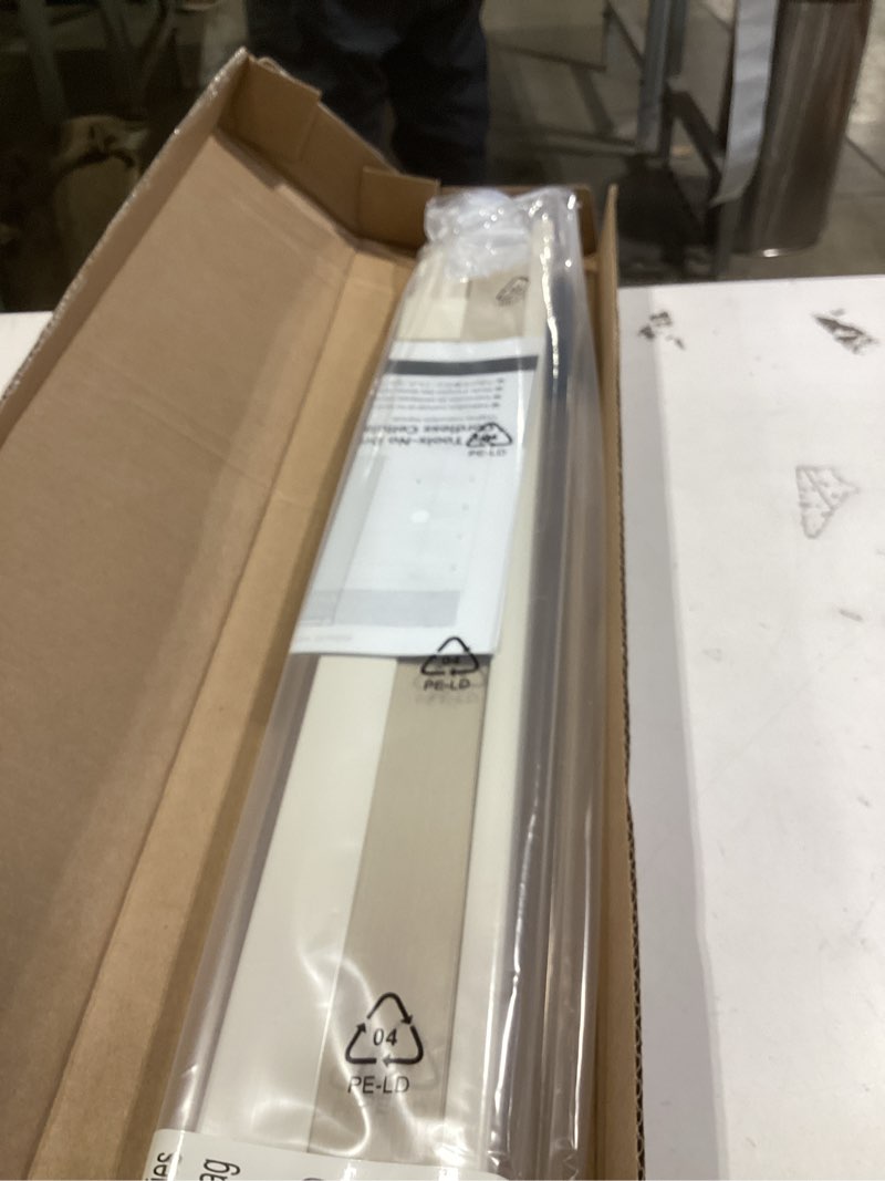 Condition photo showing Good Condition for LazBlinds Cordless Cellular Shades, No Tools No Drill Light Filtering Honeycomb Shades Pleated Blinds for Windows, 29'' W x 48'' H, Cream Light Filtering-cream 29'' W x 48'' H