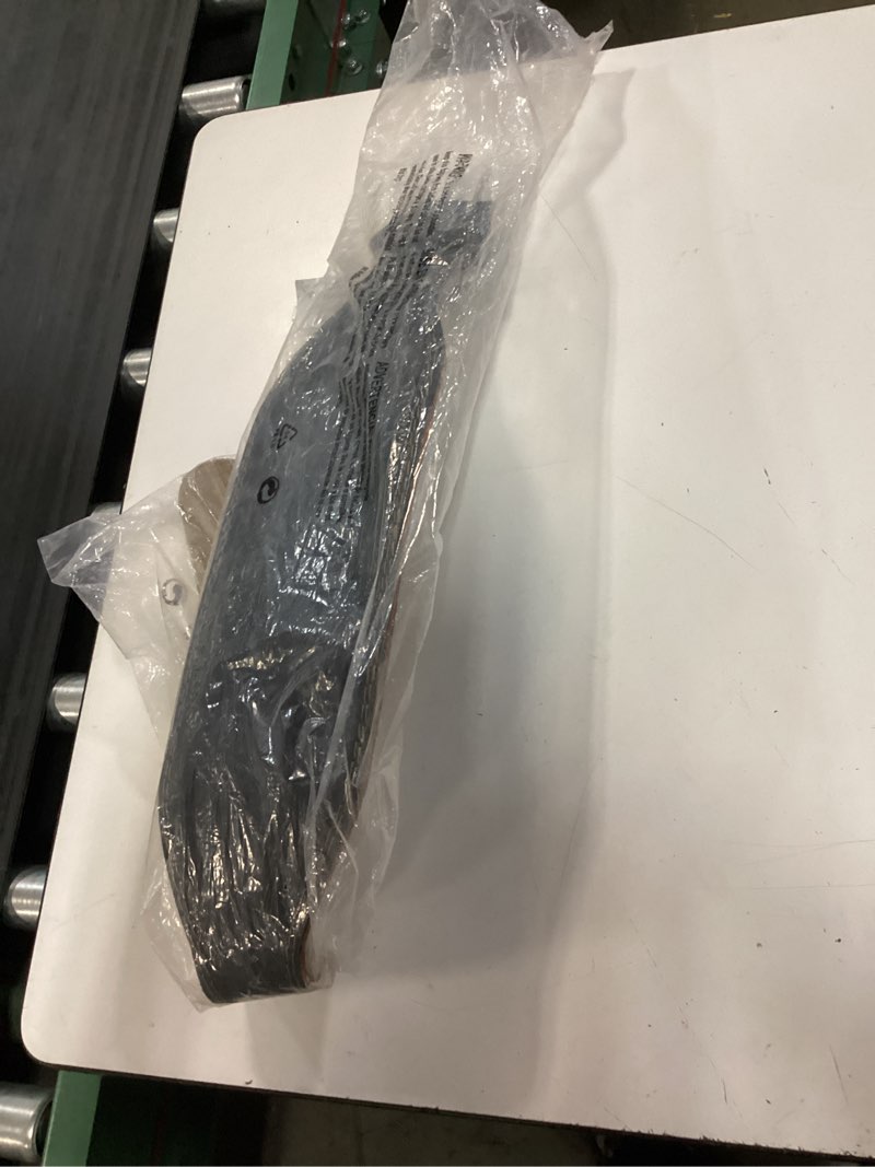 Condition photo showing New/Like New for harbinger padded leather contoured weightlifting belt with suede lining and steel roller buckle  6-inch  medium