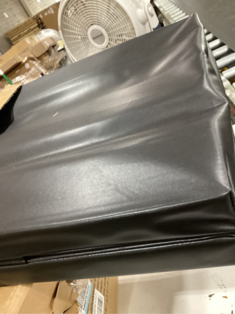 Condition photo showing New/Like New for 72" tall basketball pole pads, all-weather square basketball pole padding outdoor, 2" thick heavy duty wrap-around protective pads for fixed height & adjustable basketball hoop poles 4 in x 4 in square adjustable height basketball poles black