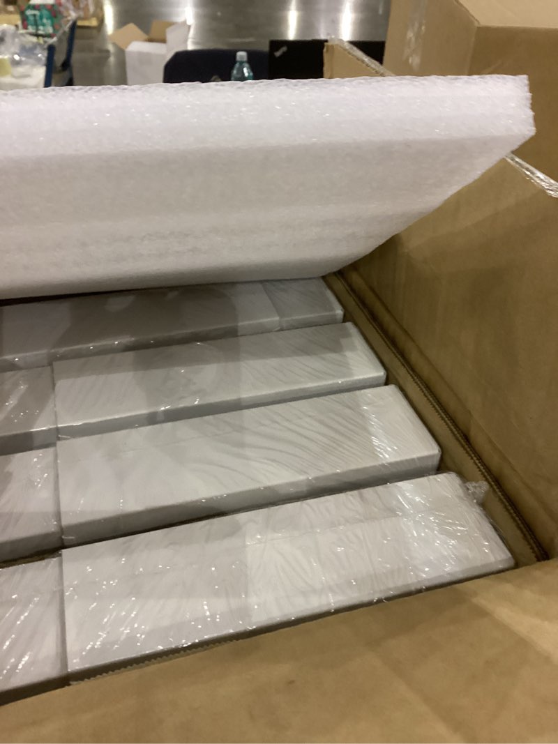 Condition photo showing As Is for 4 Pack Pull Out Cabinet Organizers 21" Deep With Raising Pad for Framed Cabinets, Expandable Width (9"-14") Slide Out Drawers Upgrade 3 Slide Rails, Roll Out Shelves Adhesive, White White 9"-14"Wide x 21"Deep(4 Pack)