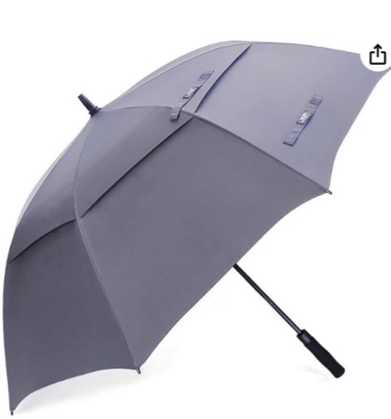 NOOFORMER 62/68 Inch Automatic Open Windproof Waterproof Golf Umbrella Extra Large Oversize Double C