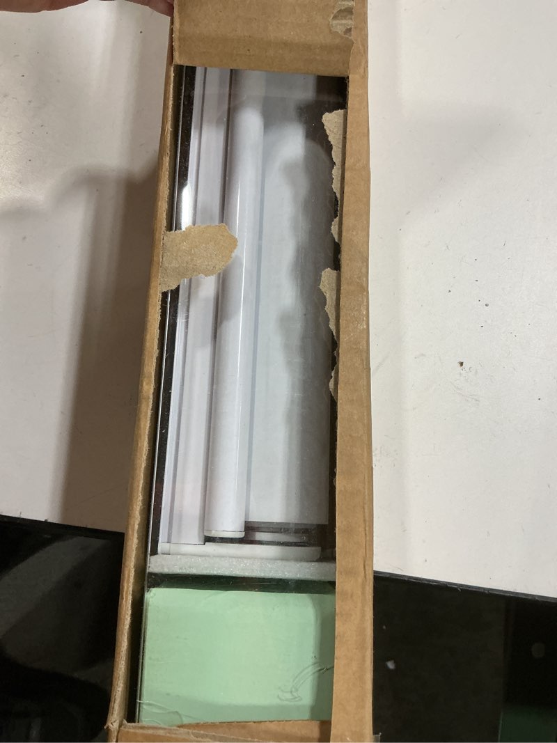 Condition photo showing Good Condition for Blackout Roller Shades Blinds Cordless for Windows Pull Down Room Darkening Door Blinds with Thermal Insulated Easy to Install for Living Room,Bedroom,Home,Office Bathroom White 35" W x 72" H 35"W x 72"H White