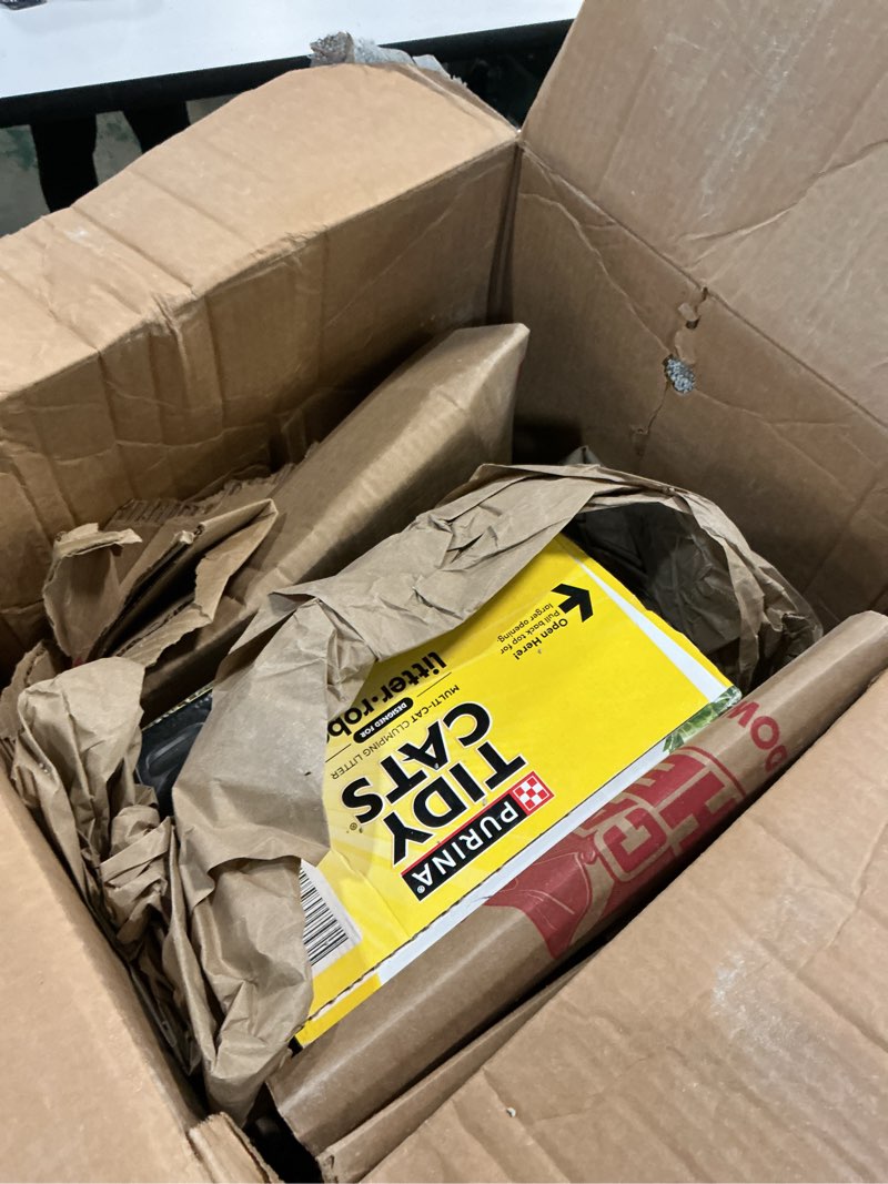 Condition photo showing As Is for purina tidy cats cat litter for litter-robot clumping cat litter odor control formula