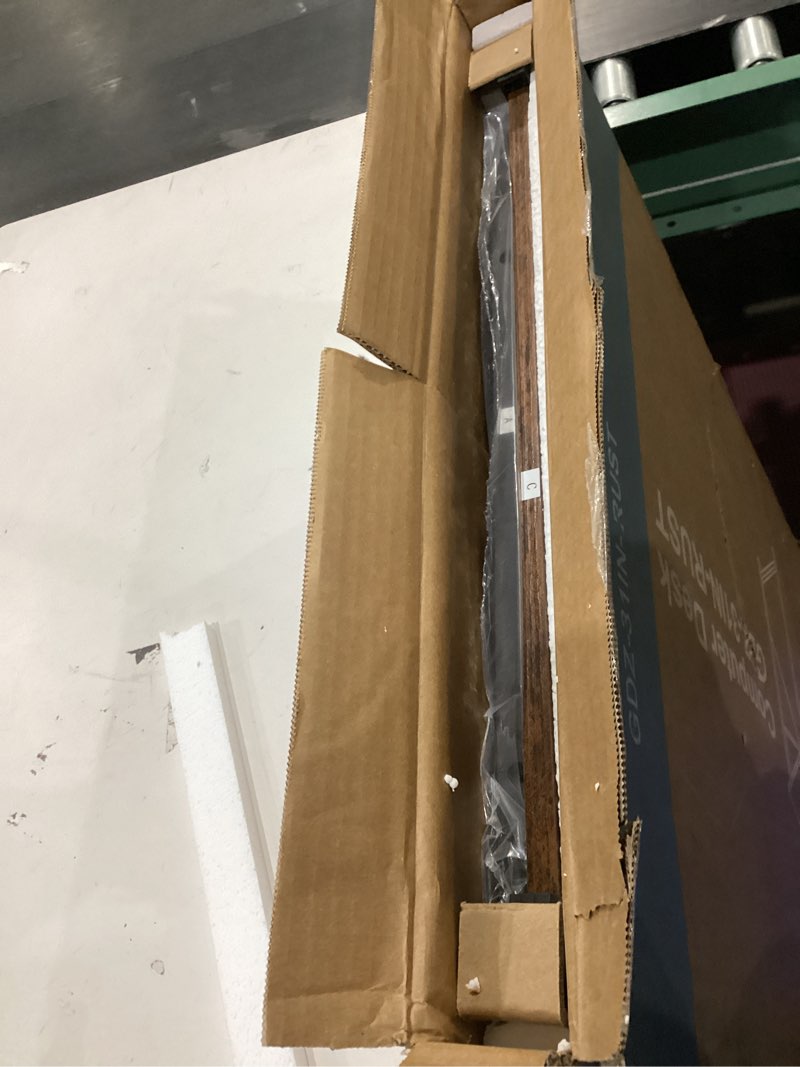 Condition photo showing Good Condition for Sweetcrispy Computer Small Office Desk 32 Inch Student Kids Study Writing Work with Headphone Hooks & Storage Bag Modern Simple PC Home Bedroom Table, Rustic Brown Rustic Brown 32-Inch