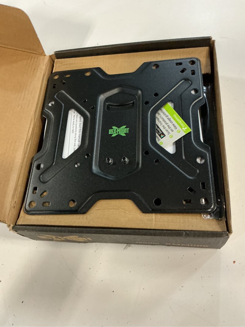 Condition photo showing Good Condition for usx mount ul listed full motion tv mount, swivel articulating tilt tv wall mount for 26-65 inch led, 4k, wall mount bracket with vesa 400x400mm up to 77lbs, perfect center design -xmm006-1 26-65 full motion tv mount