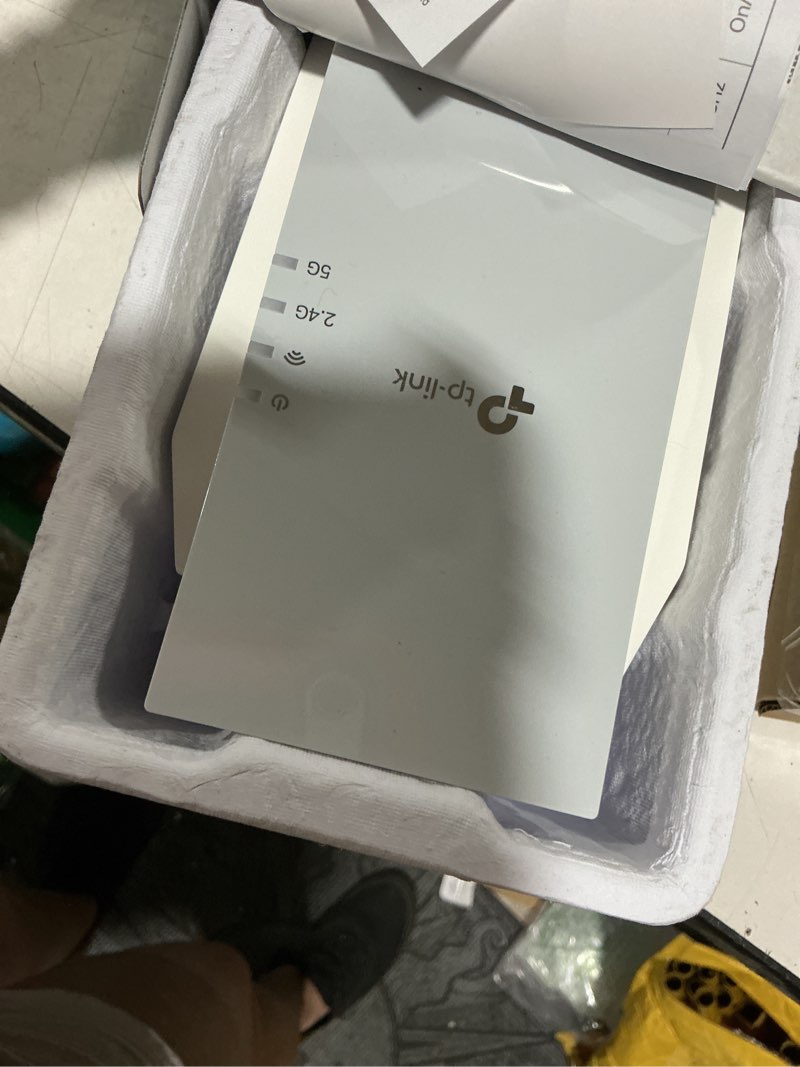 Condition photo showing Good Condition for tp-link re515x ax1500 wifi 6 range extender w/ethernet port | 1.5g dual-band wireless repeater amplifier | up to 1800 sq. ft., 64 devices | internet signal booster | app setup | easymesh compatible wi-fi 6 ax1500