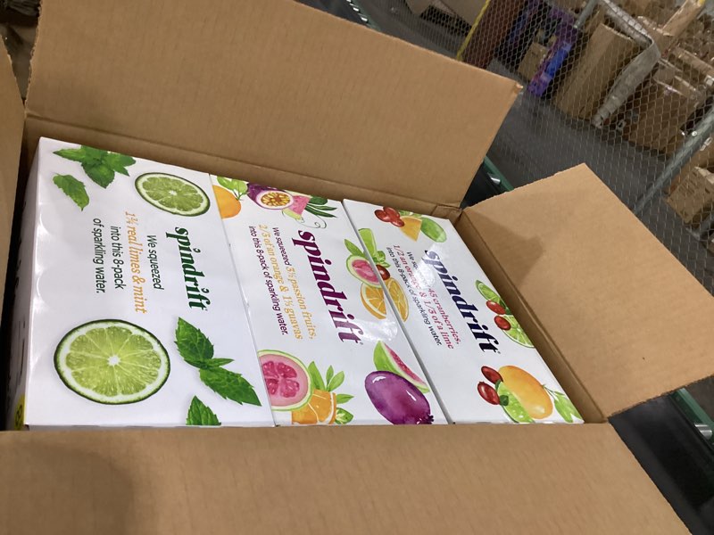 Condition photo showing Good Condition for Spindrift Mocktail Variety Pack Can 12 Ounce (Pack of 24) Mocktail Variety Pack 12 Fl Oz (Pack of 24)